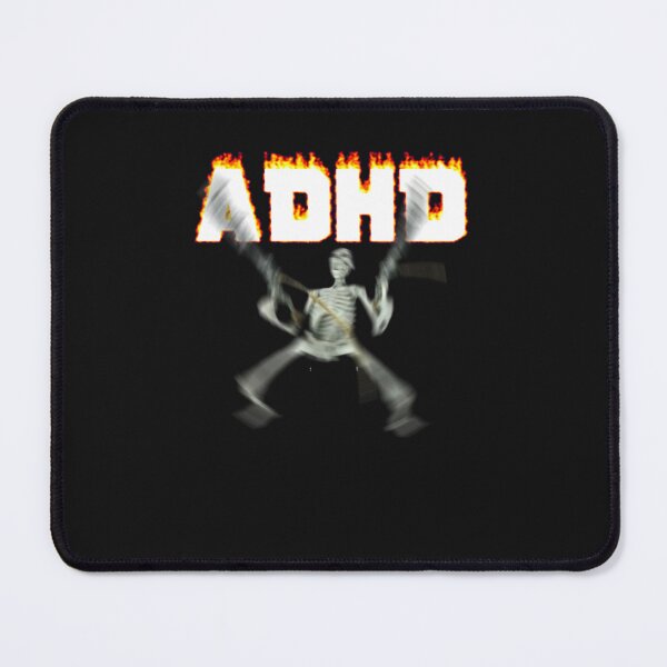 Item preview, ADHD Skeleton Meme Classic T-Shirt designed and sold by HansjorgWimmer.