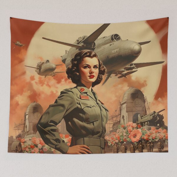 Item preview, World War II Era Woman in Flight Suit designed and sold by dcrc.