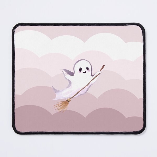 Artikelvorschau, Cute Ghosts Riding Magic Brooms on Halloween entworfen und verkauft von teacherpeiyuan.