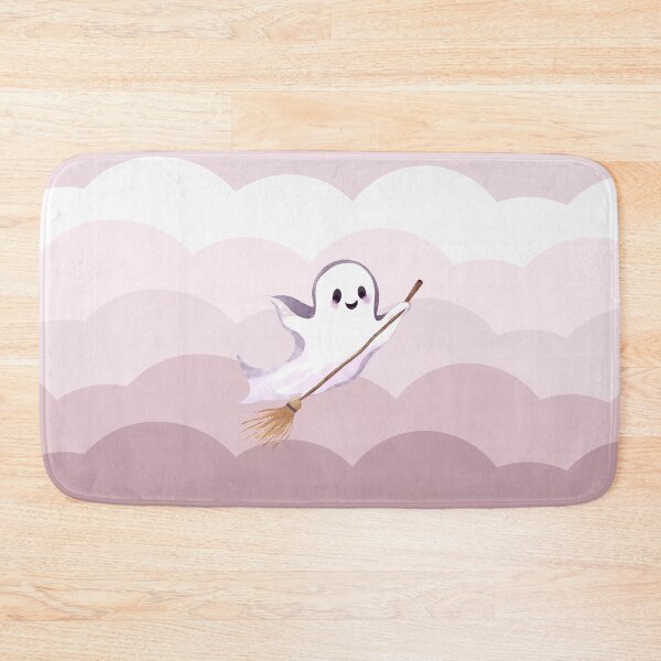 Artikelvorschau, Cute Ghosts Riding Magic Brooms on Halloween entworfen und verkauft von teacherpeiyuan.