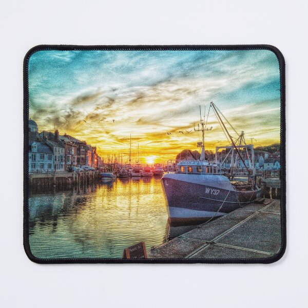 Item preview, Sunrise Weymouth Harbour designed and sold by Marie Clapton.