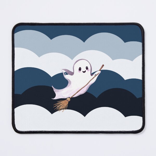 Artikelvorschau, Cute Ghosts Riding Magic Brooms on Halloween entworfen und verkauft von teacherpeiyuan.