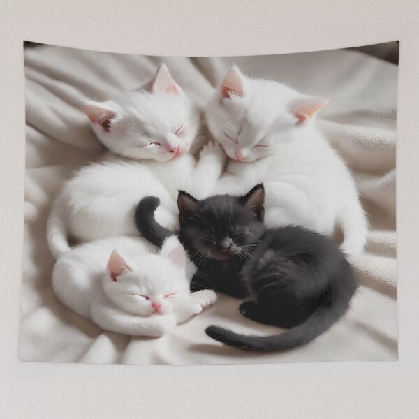 Item preview, Kittens Sleeping designed and sold by KoliBabb.