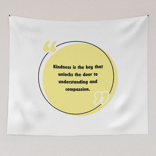 Item preview, Kindness is the key that unlocks the door to understanding and compassion. designed and sold by alphatinost.