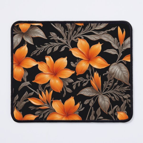 Item preview, a pattern of orange flowers designed and sold by Enga6.