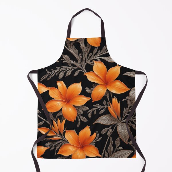 Item preview, a pattern of orange flowers designed and sold by Enga6.