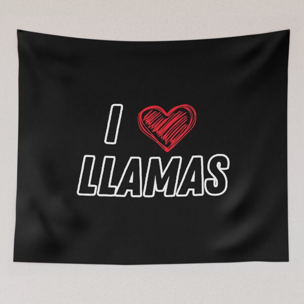 Item preview, I love llamas designed and sold by FunkyMelon.
