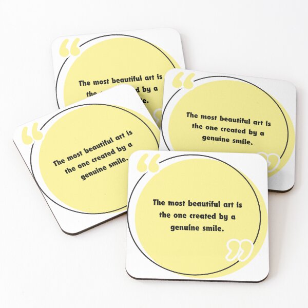Item preview, The most beautiful art is the one created by a genuine smile. designed and sold by alphatinost.