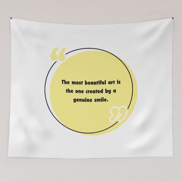 Item preview, The most beautiful art is the one created by a genuine smile. designed and sold by alphatinost.