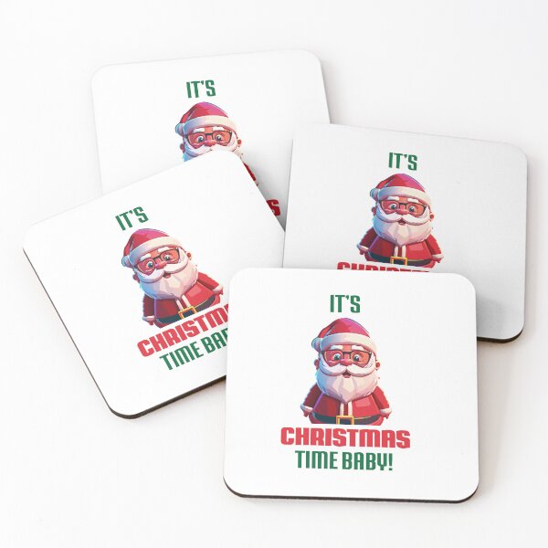 Item preview, It's Christmas Time Baby! Santa Christmas Cartoon designed and sold by CekDesigns.