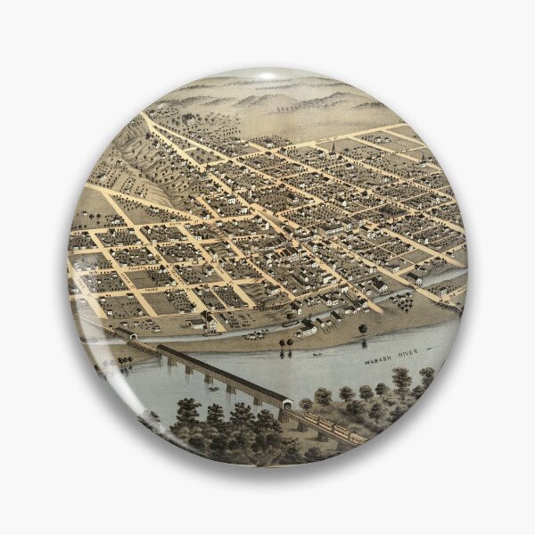Item preview, Attica, Indiana (1869) designed and sold by allhistory.