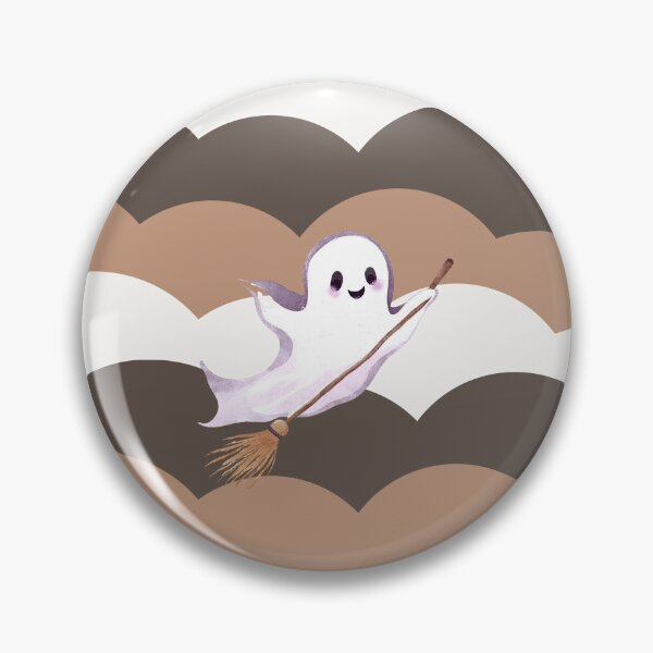 Artikelvorschau, Cute Ghosts Riding Magic Brooms on Halloween entworfen und verkauft von teacherpeiyuan.