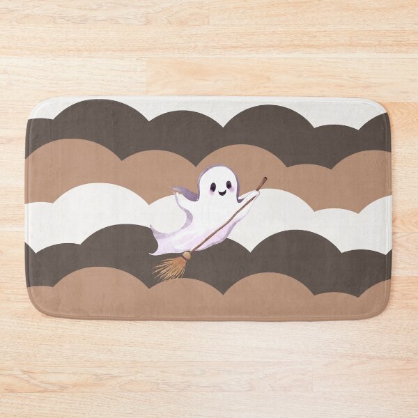 Artikelvorschau, Cute Ghosts Riding Magic Brooms on Halloween entworfen und verkauft von teacherpeiyuan.
