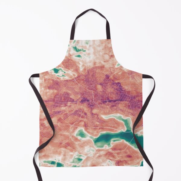 Item preview, Climate Change: Summer Heat in Baltimore with street map in watermelon designed and sold by DreamingBeetle.