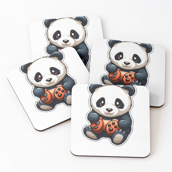 Item preview, Gaming Panda with Contrroller designed and sold by ArtFromBeyond.
