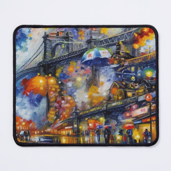 Item preview, watercolor bridge designed and sold by Heso7.
