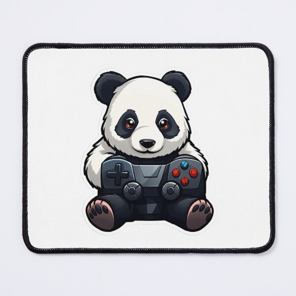 Item preview, Gaming Panda with Controller designed and sold by ArtFromBeyond.
