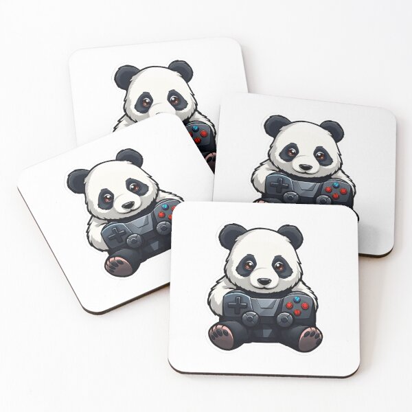 Item preview, Gaming Panda with Controller designed and sold by ArtFromBeyond.