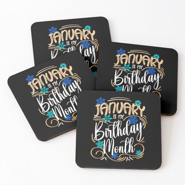 Item preview, January my Birthday Month, January Celebration designed and sold by orangeblue21.