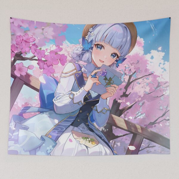 Item preview, Genshin Impact - Ayaka Official Birthday Artwork 2023 designed and sold by Krimsy.