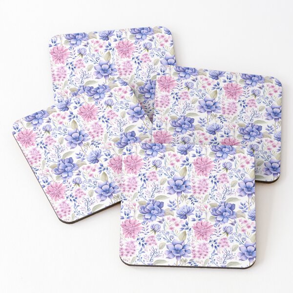 Item preview, Floral Watercolor Pattern designed and sold by Imaginaria Inkworks.
