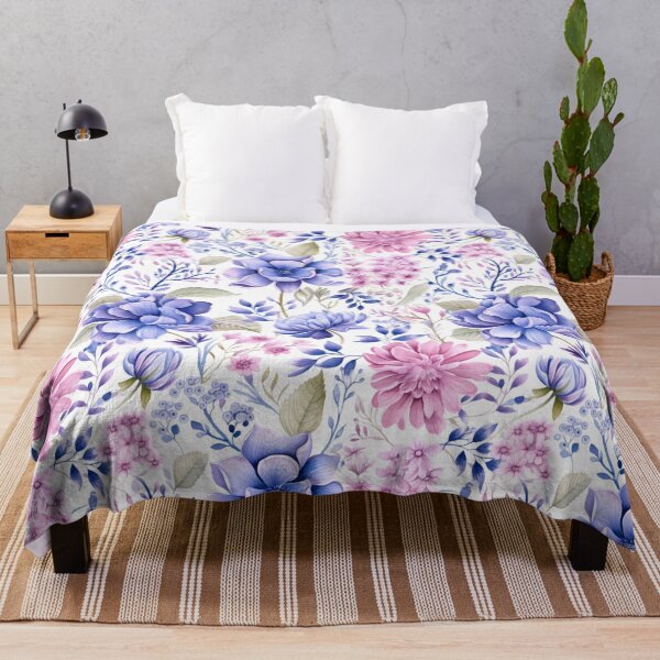 Item preview, Floral Watercolor Pattern designed and sold by Imaginaria Inkworks.
