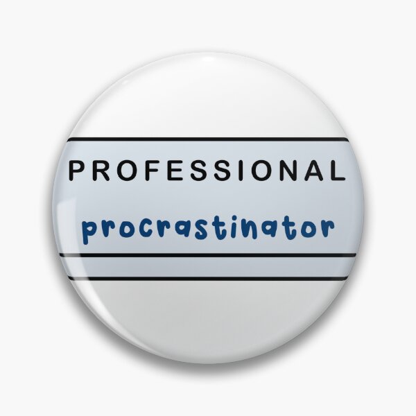 Item preview, professional procrastinator designed and sold by stickers inc..