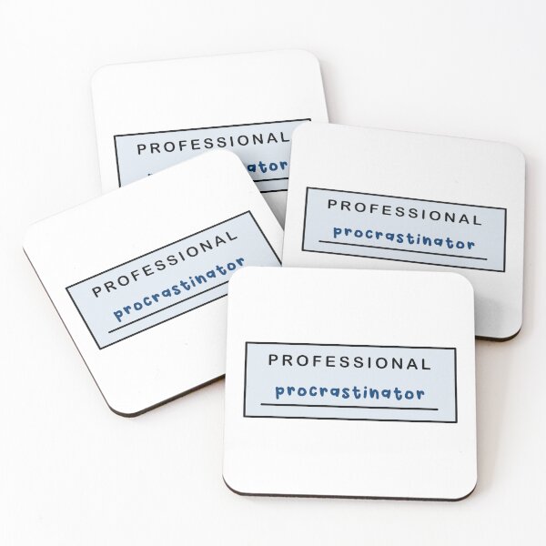 Item preview, professional procrastinator designed and sold by stickers inc..