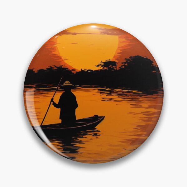 Item preview, Late night on the Mekong designed and sold by OdysseyArtworks.
