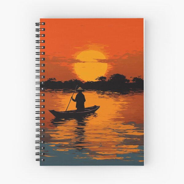 Item preview, Late night on the Mekong designed and sold by OdysseyArtworks.