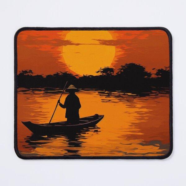 Item preview, Late night on the Mekong designed and sold by OdysseyArtworks.
