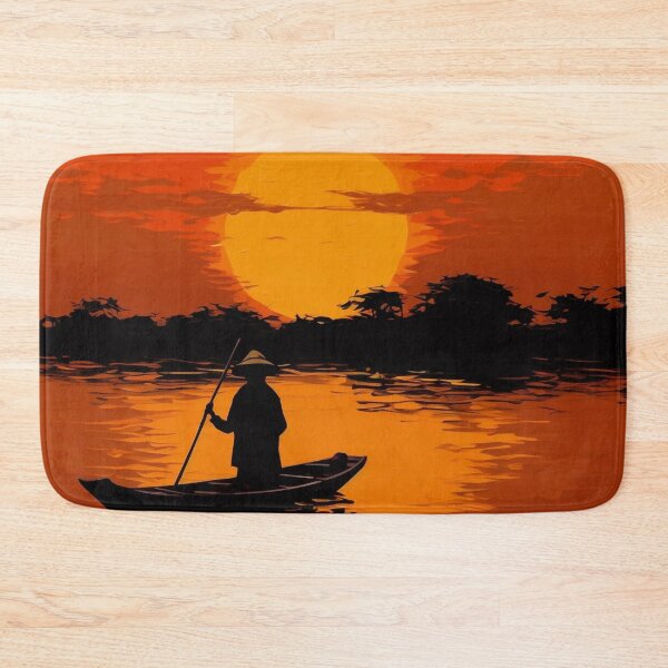Item preview, Late night on the Mekong designed and sold by OdysseyArtworks.