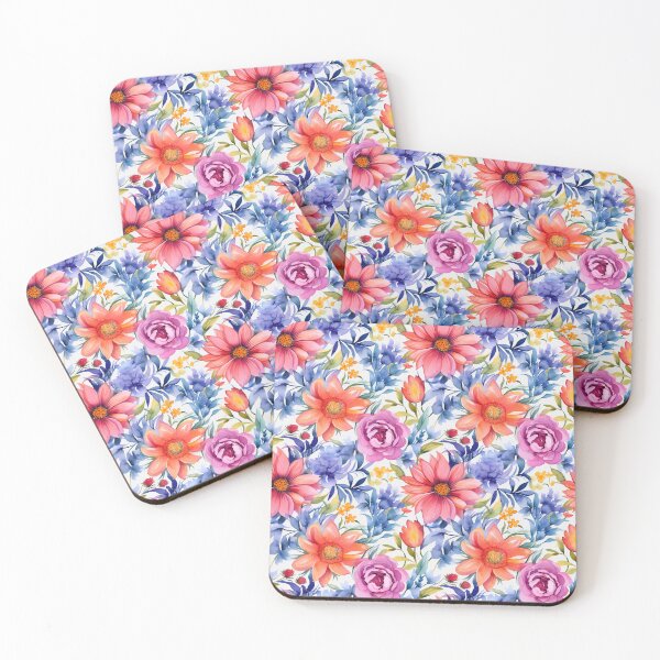 Item preview, Floral Watercolor Pattern designed and sold by Imaginaria Inkworks.