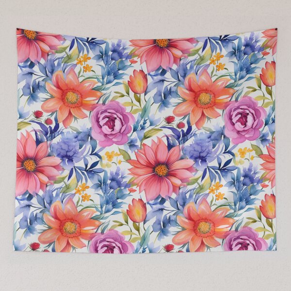 Item preview, Floral Watercolor Pattern designed and sold by Imaginaria Inkworks.