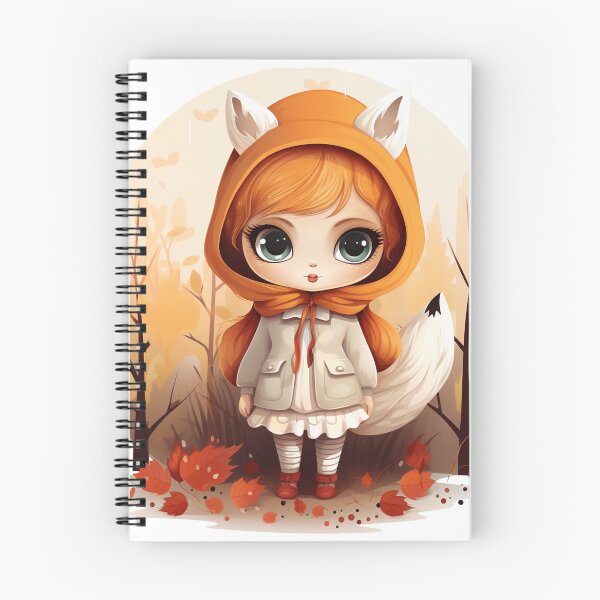 Item preview, Ginger fox girl, autumn fox lady designed and sold by NuttyCottage.