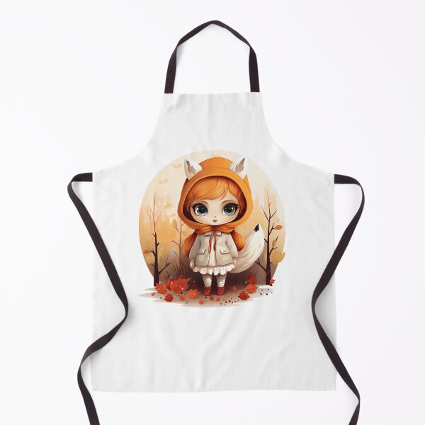 Item preview, Ginger fox girl, autumn fox lady designed and sold by NuttyCottage.