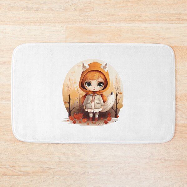 Item preview, Ginger fox girl, autumn fox lady designed and sold by NuttyCottage.