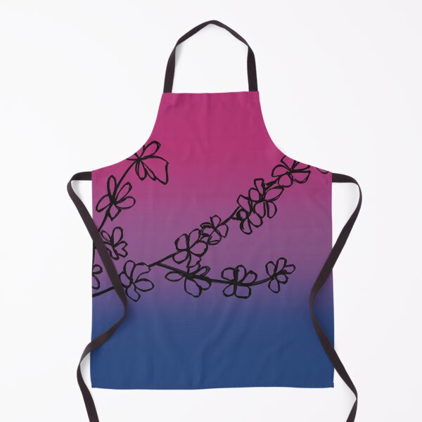 Item preview, Bi Colors Gradient with Black Floral designed and sold by RabbitHeartArt.