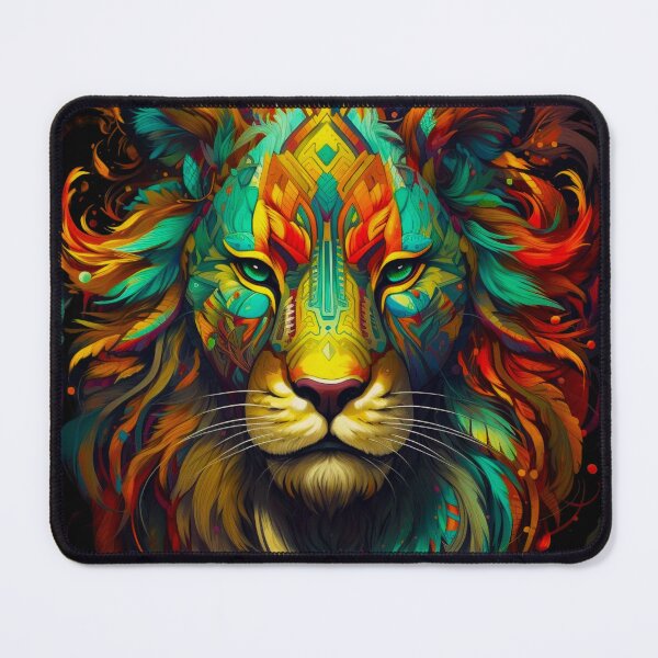 Item preview, Lion in amazing colors designed and sold by Tedos7.