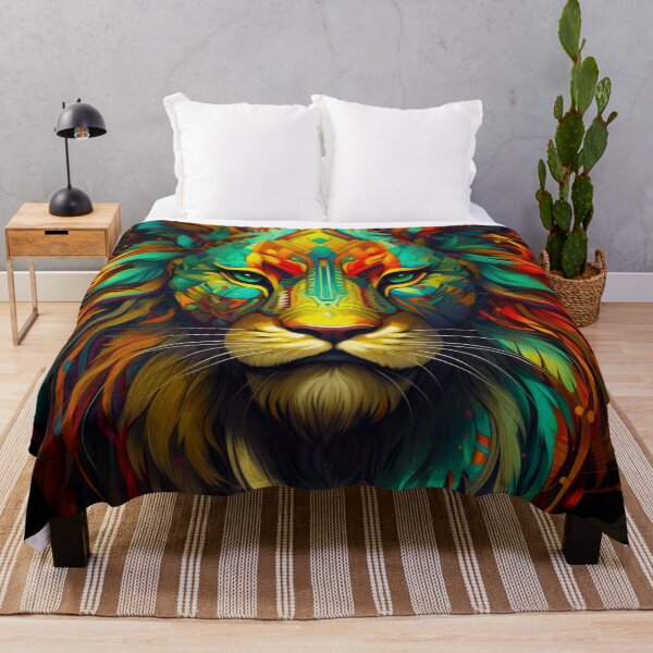 Item preview, Lion in amazing colors designed and sold by Tedos7.