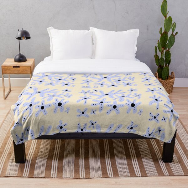 Item preview, Dotted blue flowers designed and sold by BurbleCat.