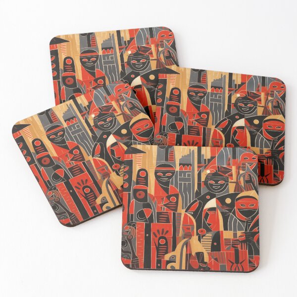 Item preview, African Pattern: Cityscape Meets Cultural Tapestry designed and sold by FairX.