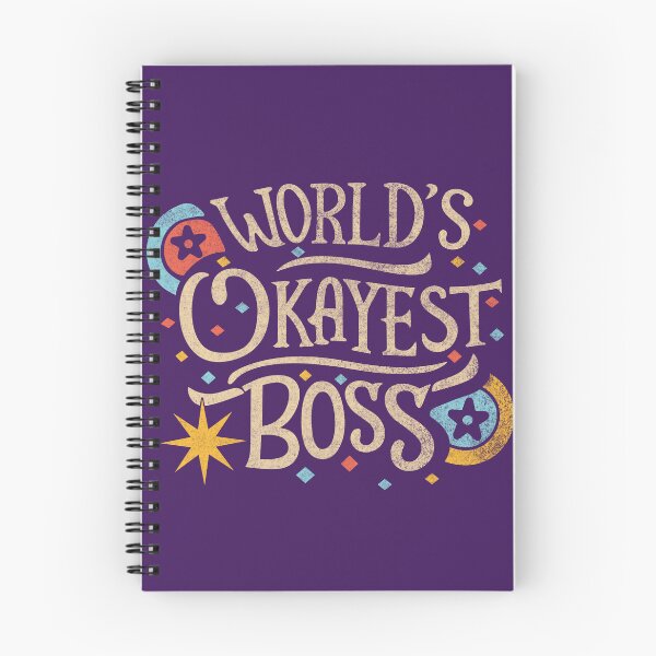 Item preview, World's Okayest Boss designed and sold by Wissam Ramadan.