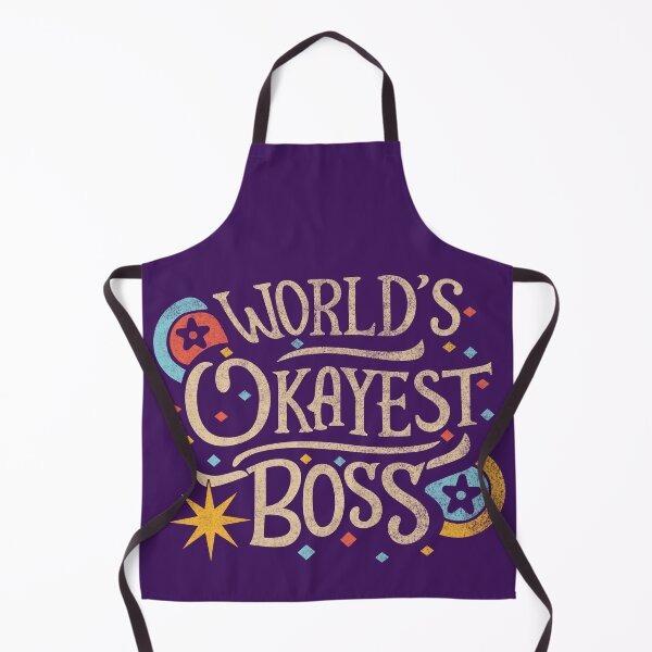 Item preview, World's Okayest Boss designed and sold by Wissam Ramadan.