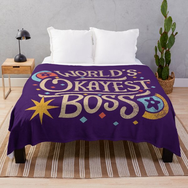 Item preview, World's Okayest Boss designed and sold by Wissam Ramadan.