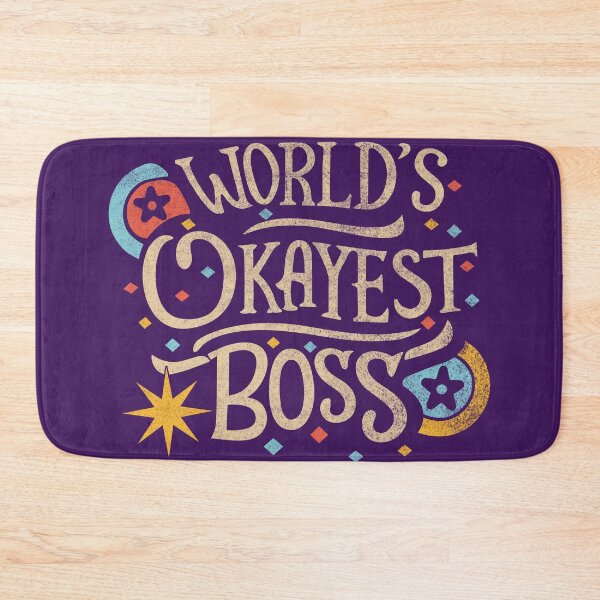Item preview, World's Okayest Boss designed and sold by Wissam Ramadan.