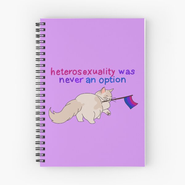 Item preview, Heterosexuality was never an option cat bisexual  designed and sold by ScarletDesigns3.