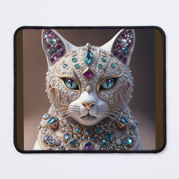 Item preview, Bejeweled cat designed and sold by Pynting.