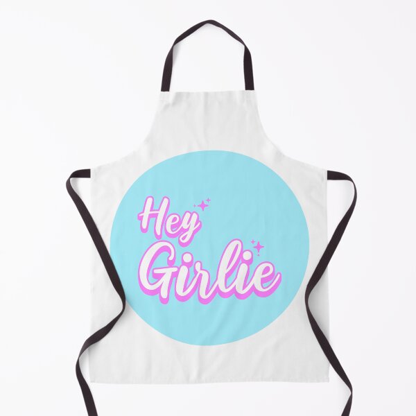 Item preview, Hey Girlie Pink Round Sticker designed and sold by PMCreative.