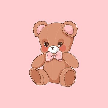 Pink Kawaii Teddy Bear Cute Bow Teddy Bear Plush Toy Brown 65 CM